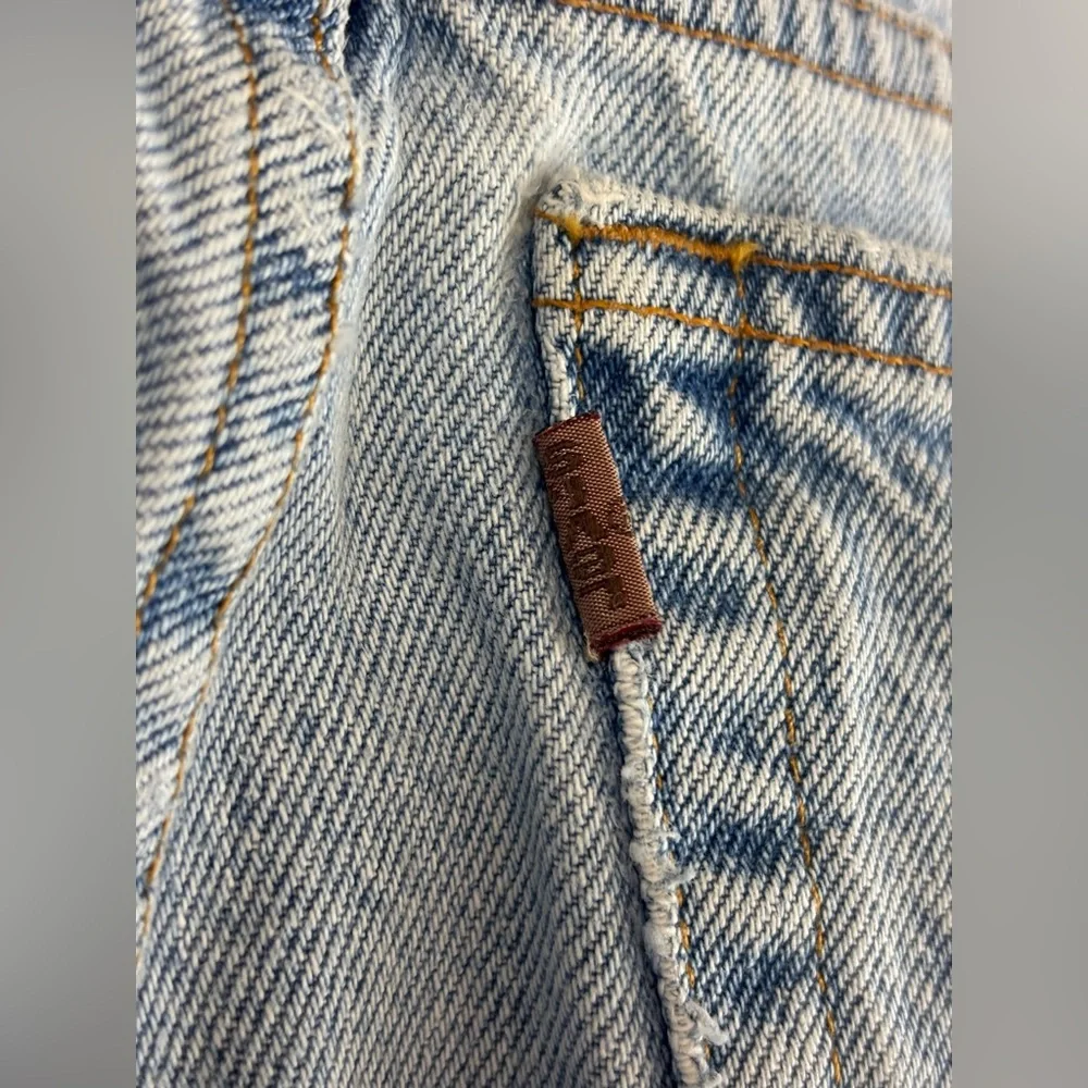 VINTAGE LEVI'S 540 Brown Tag Blue Jean‎ Denim Distressed Relaxed Straight Y2K 38